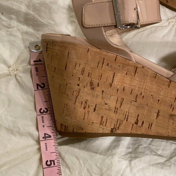 PRADA Patent Leather Nude Sandal - Picture 6 of 9